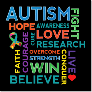 Autism Awareness Walk Posters and Art